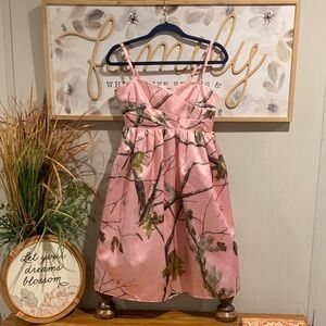 Realtree Pink Camouflage Mini Dress
